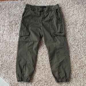 Women's Olive Cargo Pants